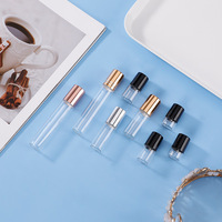 Kosong 1ml 2ml 3ml 5ml 10ml Mini sampel Vial bening minyak esensial parfum kaca Roll on botol
