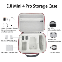 Étui de transport rigide en EVA avec plateau moulé sur mesure, sac de voyage protecteur pour drone DJI Mini 4 Pro et accessoires complets