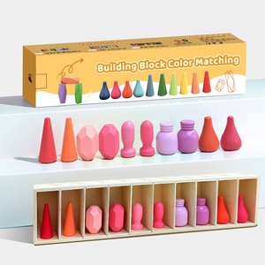 Jouets éducatifs pour enfants, nouveaux jouets amusants 2025, jeu de correspondance de bouteilles, jeu de mémoire créatif, éducation précoce, jeu de correspondance de couleurs en bois - Product Image 5