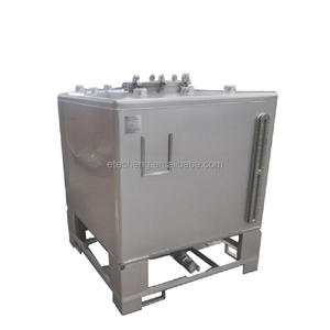 Precio de fábrica 1000L 2000L tanque de almacenamiento de gas combustible apilable de acero inoxidable IBC tanque de mano para líquidos peligrosos - Product Image 6