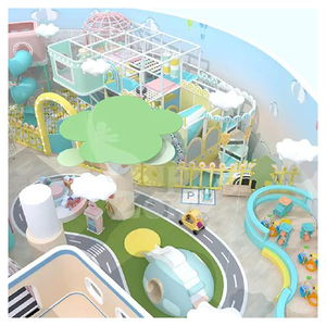 Parque Infantil Interior Personalizado con Temática de Nubes Pastel, Multifuncional, con Certificación CE, para Niños de 2 a 12 Años - Product Image 4