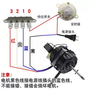 Motor de ventilador de pared con control remoto de 60W y 16 pulgadas, con doble rodamiento de bolas, bobina de cobre puro, motor síncrono para ventilador de techo - Product Image 4