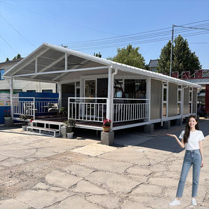 Modern mewah 20FT 40FT Modular kontainer rumah dapat diperluas baja Sandwich Desain Panel prefabrikasi apartemen hotel vila - Product Image 2