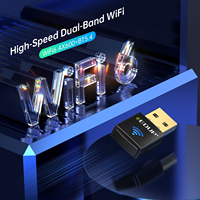 Adaptateur Wi-Fi 6 Sans Fil EDUP AX600, Plug and Play, Double Bande, Dongle USB 2.0, Carte Réseau Compatible Win7/10/11