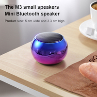 Agent de dropshipping : Mini enceinte portable intelligente sans fil M3 en aluminium, idéale pour le sport et les activités de plein air