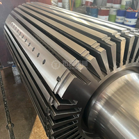 Arbre de générateur moteur en acier forgé de haute précision personnalisé TOTEM pour générateur de turbine à vapeur