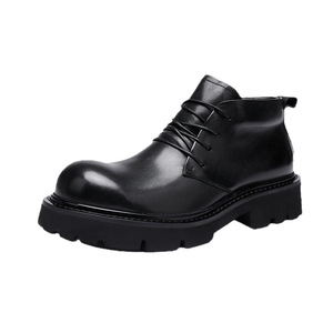 Nouvelles Bottes Chukka Vintage 2026 Faites à la Main à Semelle Épaisse, Effet Délavé, Rehaussantes, Plateforme, Bottines à la Cheville Tendance - Product Image 5