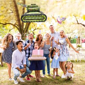 Les ballons de missiles d'anniversaire sont utilisés comme décorations pour les fêtes d'anniversaire sur le thème <span class=keywords><strong>militaire</strong></span> sur les camions - Product Image 4