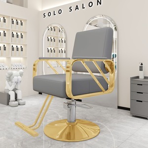 Silla Elevadora Profesional de Acero Inoxidable para Salón de Belleza, Silla Moderna para Teñir y Hacer Permanentes, Lujo Minimalista - Product Image 2