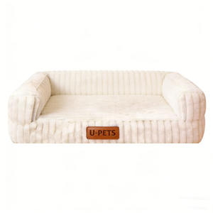 Lit orthopédique <span class=keywords><strong>pour</strong></span> <span class=keywords><strong>chien</strong></span> écologique <span class=keywords><strong>pour</strong></span> chiens de taille moyenne à grande, lavable et imperméable, canapé-lit <span class=keywords><strong>pour</strong></span> animaux de compagnie avec mousse à mémoire de forme et mousse à œufs - Product Image 3