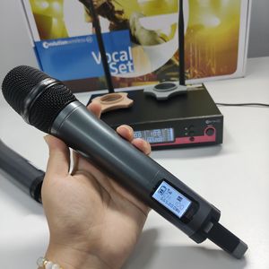 ระบบไมโครโฟนไร้สาย UHF ระดับมืออาชีพ EW100 <span class=keywords><strong>G3</strong></span> ไมค์แบบมือถือคู่ 200 ความถี่ปรับได้ ระยะไกล ป้องกันการรบกวน - Product Image 5