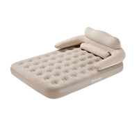 Matelas pneumatique double MingChan avec pompe intégrée, matelas pneumatique de camping