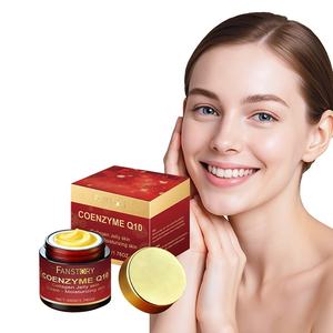 Krim Wajah Herbal Organik Koenzim Q10 Kolagen <span class=keywords><strong>Vitamin</strong></span> E Anti-Kerut Perbaikan Pengencangan Kulit Melembapkan 50g Logo Kustom Terbaik - Product Image 6