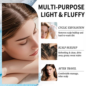 Shampoo Massaggiante per il Cuoio Capelluto, Detergente Lenitivo, Prodotti per la Cura dei <span class=keywords><strong>Capelli</strong></span> Rinfrescanti, Scrub e Shampoo 2-in-1 al <span class=keywords><strong>Sale</strong></span> Marino - Product Image 6