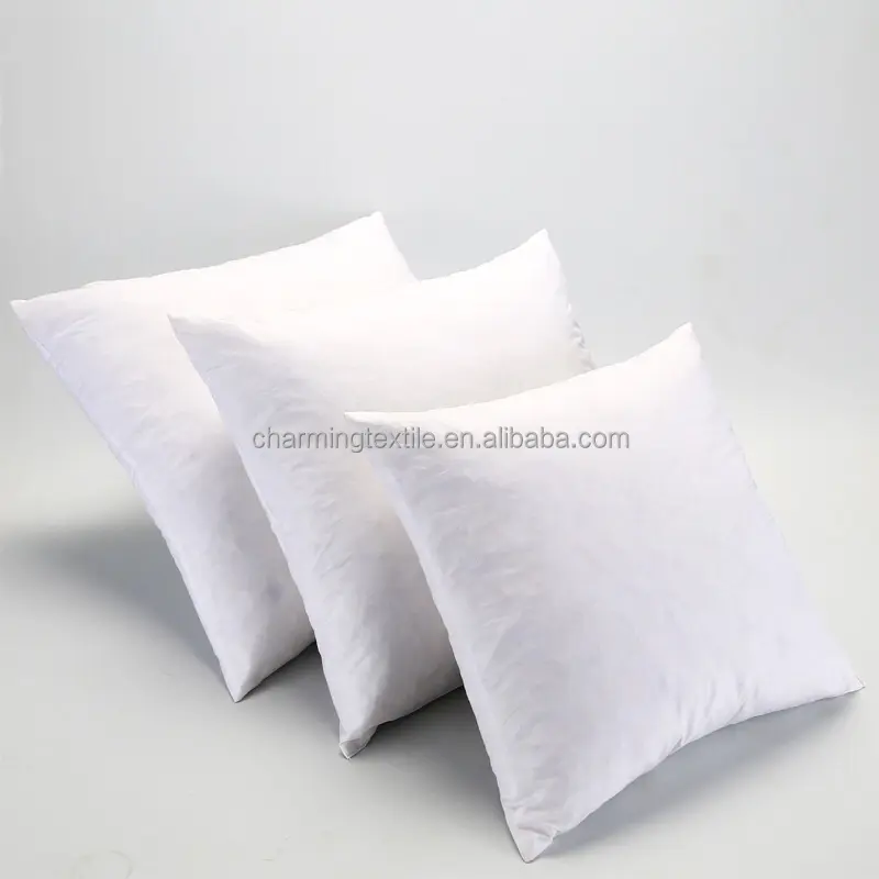 Morbido soffice cuscino regolabile in altezza in fibra di poliestere/piumino con fodera per cuscino in cotone lavato inserto per cuscino