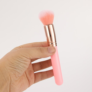 แปรงรองพื้นความหนาแน่นสูง ขนแปรงสังเคราะห์ทรงกลม ด้ามจับสีดำ เรียบเนียนไร้รอยต่อสำหรับแต่งหน้า - Product Image 2