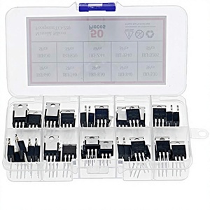 50 ชิ้น 10 ค่า MOSFET ทรานซิสเตอร์ชุดอุปกรณ์ติดตั้งบนพื้นผิว IRF3205 IRF640 IRF740 IRF830 IRF840 IRF530 IRF630 IRF820 <span class=keywords><strong>IRFZ44</strong></span> - Product Image 1
