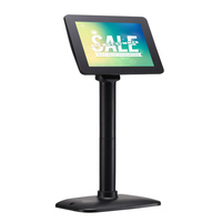 Écran POS 7 pouces pour supermarché, écran client 7 pouces 430 nits IPS avec alimentation USB HD-MI pour système de paiement