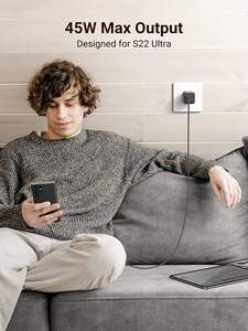 Cargador USB C <span class=keywords><strong>UGREEN</strong></span> de <span class=keywords><strong>45W</strong></span> Nexode con 2 puertos GaN, plegable, con tecnología PPS, compatible con carga superrápida 2.0 para Samsung y iPhone. - Product Image 4