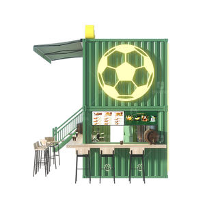 Conteneur en acier extensible de 20 pieds, café, boutique préfabriquée, Coupe <span class=keywords><strong>du</strong></span> <span class=keywords><strong>monde</strong></span> de football 2026, pub, cuisine, restaurant de restauration rapide - Product Image 3