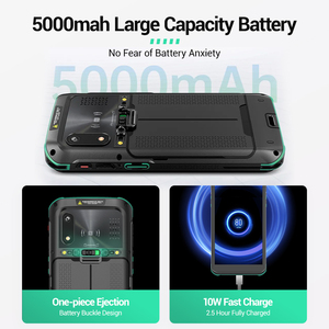 เครื่องสแกนบาร์โค้ดมือถือ F9825แอนดรอยด์13 IP68 2.2 GHz NFC 32G เครื่องสแกนบาร์โค้ด2D 1D พกพาเทอร์มินัลข้อมูลมือถือสินค้าคงคลัง - Product Image 3