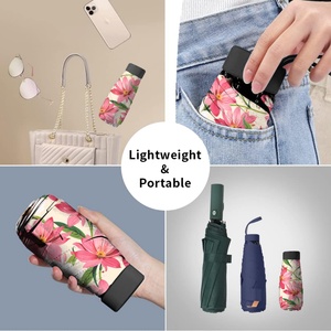 Portable <b>Umbrellas</b> for the Rain Pocket Size Fold Capsule Sun Custom Mini <b>Umbrella</b> with logo - Product Image 4