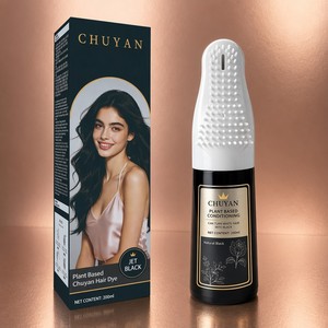 Champú Tinte para el Cabello de Grado Profesional con Logotipo Personalizado, Champú 3 en 1 para Teñir el Cabello de Blanco a Negro - Product Image 1