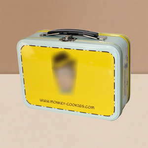 Hot bán kim loại tin có thể cho thực phẩm tùy chỉnh in ấn ăn trưa hộp thiếc với nắp hình chữ nhật Xử lý kim loại bao bì <span class=keywords><strong>container</strong></span> - Product Image 5