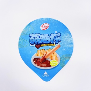 Tapas de Aluminio para Alimentos con Logotipo Personalizado, Troqueladas, con Película de PET/PP/PE para Vasos de Yogur y Bebidas, Sellado Térmico - Product Image 3