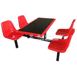 <span class=keywords><strong>Design</strong></span> <span class=keywords><strong>moderno</strong></span> 4 posti scuola fabbrica ospedale mensa mensa tavoli Fast Food per il personale degli studenti - Product Image 3