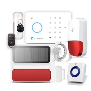 Accesorios inalámbricos Etiger de 433mhz, detector de humo, alarma de contacto de puerta, sirena para sistema de seguridad del hogar S3B contra intrusos - Product Image 1