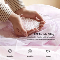 Housse de canapé pliable en velours côtelé, pouf de rangement carré avec housse amovible, pouf sac de rangement pour usage domestique multifonctionnel