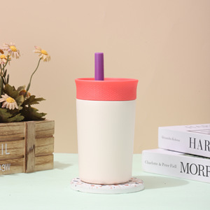 Termo Owala de 12 oz de Acero Inoxidable con Pajita de Silicona, Taza Portátil para Viajes, Agua, Café, Aislamiento Térmico de 6 a 12 Horas - Product Image 1