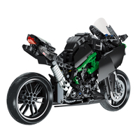 Ventes chaudes - Ensemble de briques de construction techniques H2R - Jouets de construction - Moto pour enfants - Cadeau