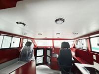 11m X 3.5m aluminium Catamaran santai memancing perahu kecil air laut kabin tertutup perahu rekreasi