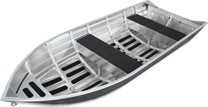 Thuyền mini giá rẻ 18ft với thân thuyền bằng nhôm 3mm bền chắc để câu cá trong ao - Product Image 4