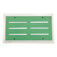 Plaque d'accès carrée en aluminium pour plafond, trappe d'inspection pour cloison sèche en plaque de plâtre, épaisseur 0,8 mm, pour conduites de plafond