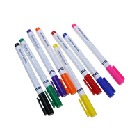 BECOL vente en gros 8 couleurs tissu marqueur stylo ensemble enfants bricolage création T-Shirt peinture marqueur Permanent en Promotion