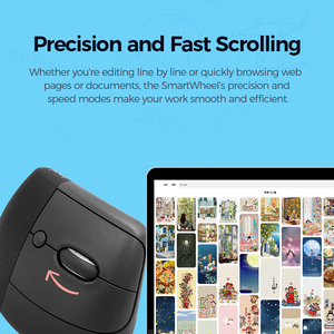Logitech Lift Ergonomic Vertical <b>Mouse</b>, Wireless Bluetooth Silent <b>Mouse</b>, Dual-Mode, Suitable for Mac, Vertical, and Small Hands - Product Image 6