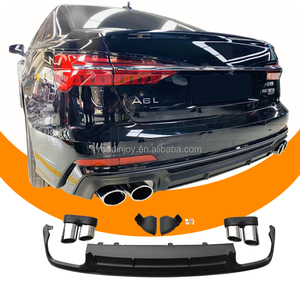 2019-2022 S6 khuếch tán phía sau AUDI A6 C8 phụ kiện nâng cấp s6 phía sau Bumper Sline khuếch tán - Product Image 1