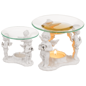 เตาน้ำมันโพลีเรซิ่นพร้อมชามแก้ว - Product Image 1