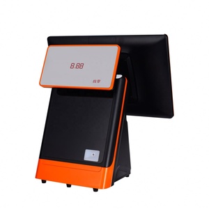 15.6'' Windows/Android POS System Cash Register Dual Screen All in One Machine Custom 58/80mm <b>Printer</b> QR <b>Scanner</b> Payment Kiosk - Product Image 2