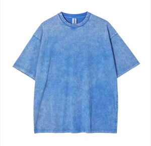 T-shirt surdimensionné pour homme, personnalisé, manches courtes, col rond, couleur unie, jersey 100% coton, coupe respirante, style décontracté - Product Image 2