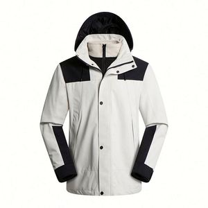 Veste de ski de montagne imperméable 3 en 1 pour homme avec doublure en polaire, coupe-vent et imperméable à capuche pour l'automne et l'hiver - Product Image 2