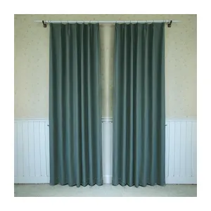 Luxury colorful solid color window 100% blackout for bedroom and living room shower curtain