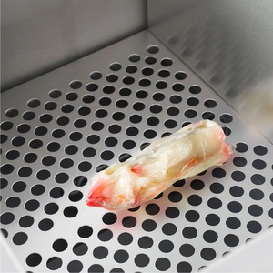 Machine de mise sous vide industrielle à double chambre pour aliments, poisson, sandwichs, avec tunnel de rétraction à eau chaude - Product Image 2