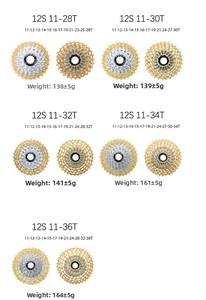 <span class=keywords><strong>Cassette</strong></span> de vélo de route ultra-légère SUNSHINE 12 vitesses <span class=keywords><strong>11</strong></span>-28 <span class=keywords><strong>30</strong></span> 32 34 T colorée standard HG - Product Image 4