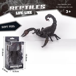 Jouet en plastique <span class=keywords><strong>scorpion</strong></span> TPR pour enfants, série d'animaux arthropodes réalistes en 3D, matériau doux respectueux de l'environnement - Product Image 1