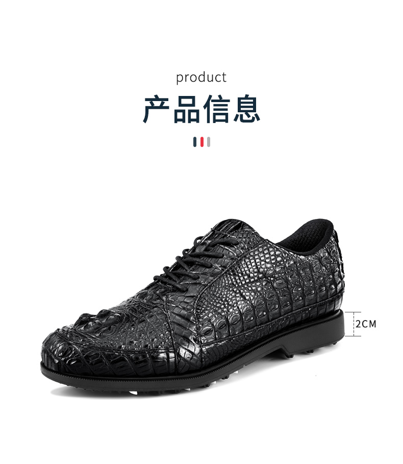 PGM XZ204 slip on golf shoes men 2022 genuine leather waterproof golf