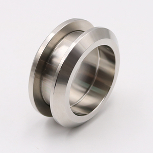 Thép không gỉ hiện đại kính tắm hệ thống cửa trượt tay nắm cửa ròng rọc phụ kiện cửa kính tắm con lăn chèn Kit - Product Image 1